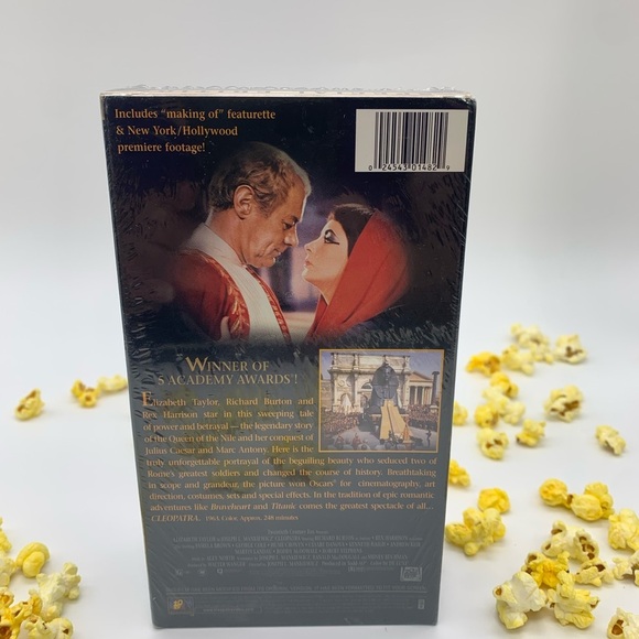 Cleopatra VHS 2001  SEALED (1963) 2- Tape Set Special Edition 20th Century Fox - Picture 4 of 10